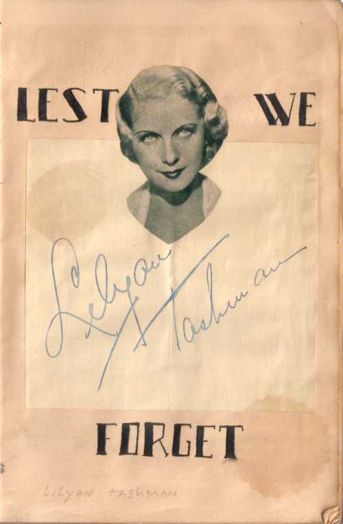 Lilyan Tashman Lilyan Tashman