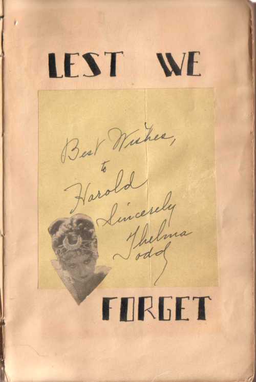 Thelma Todd Thelma Todd