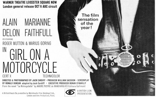 girl on a motorcycle