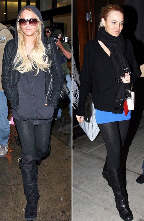 Lohan before and after