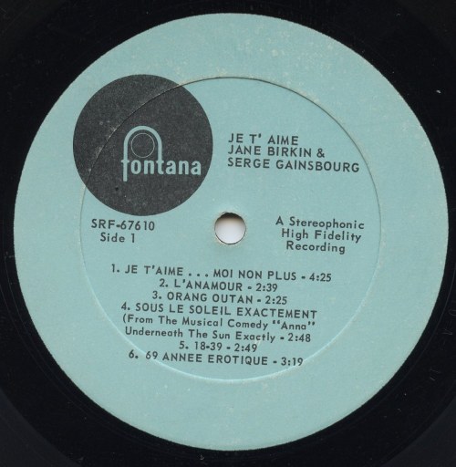 gainsbourg on fontana