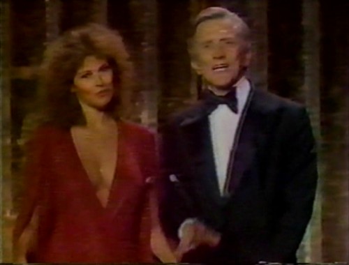 Raquel Welch and Kirk Douglas