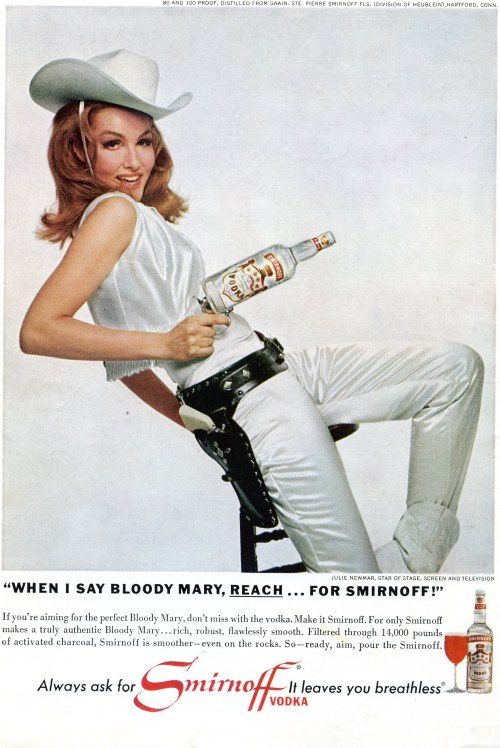 Julie Newmar for Smirnoff