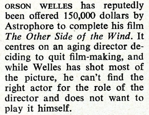 The Other Side of the Wind